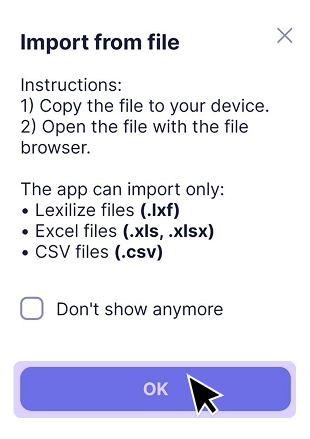 import from file